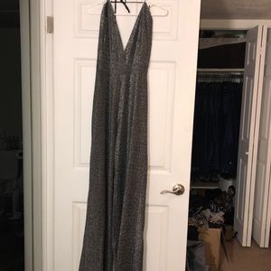 Silver Sparkle Jumpsuit